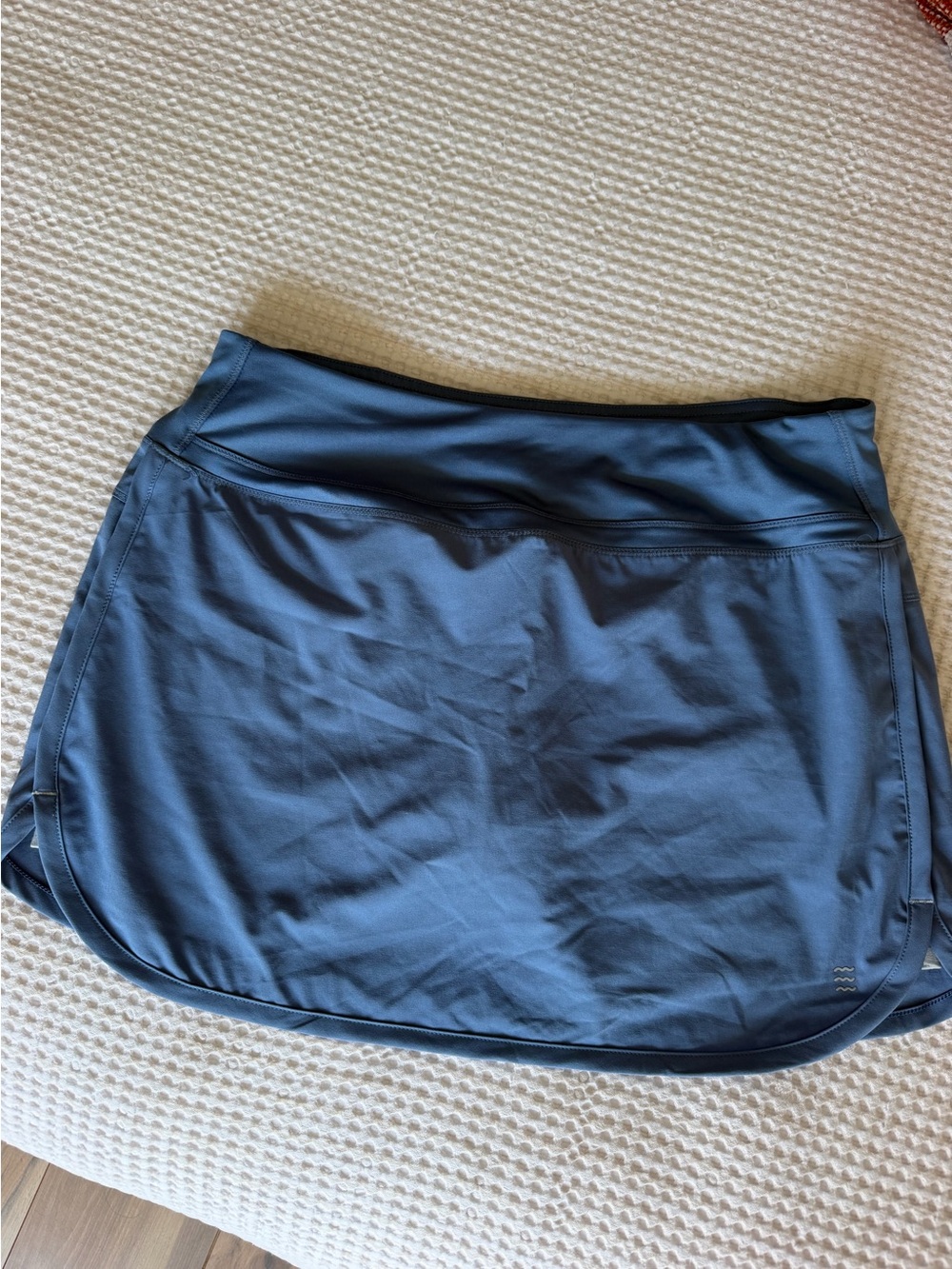 Free Fly Athletic Skort in Slate Blue